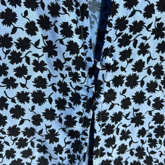 H&M open back high neck floral blouse size 6 - Picture 9 of 11